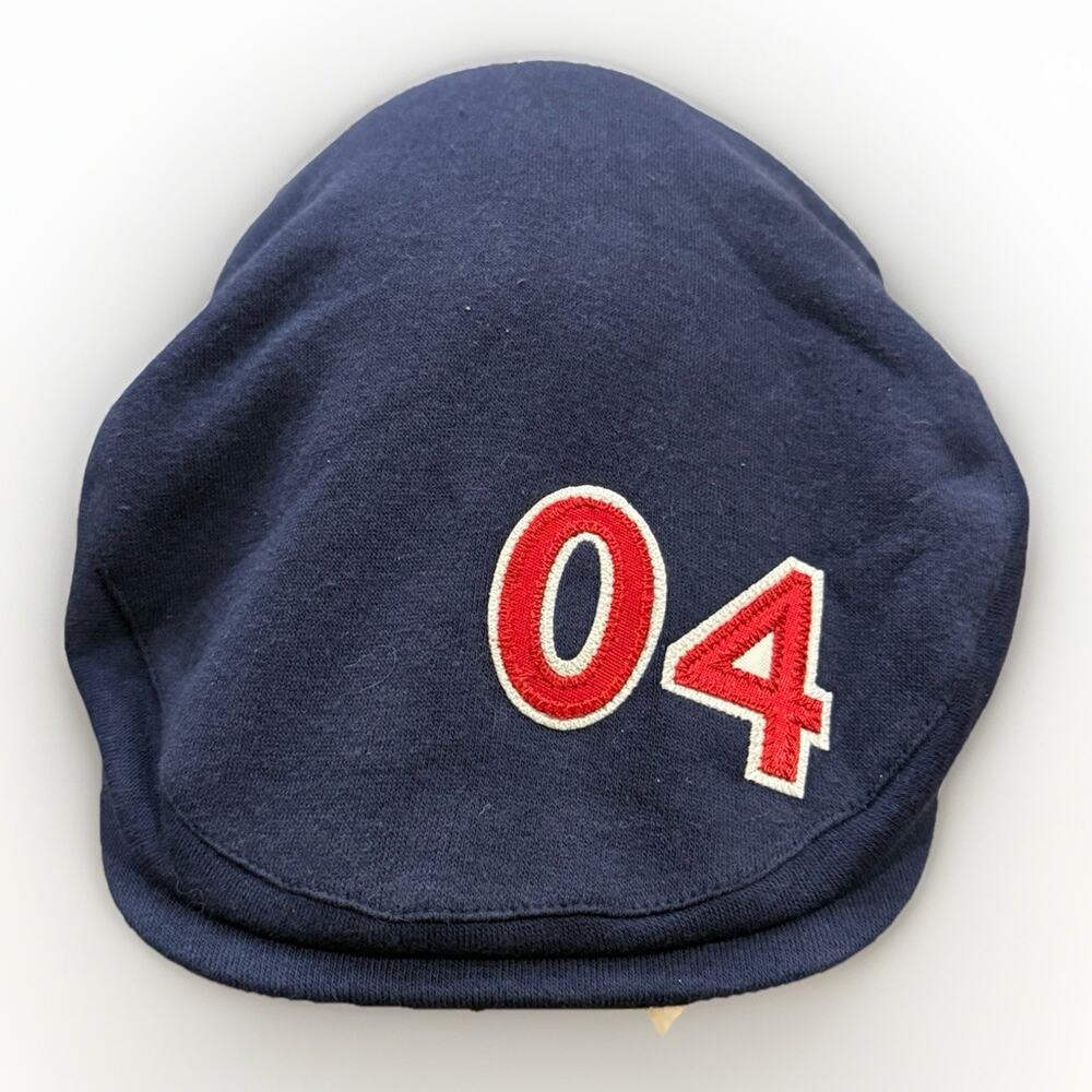 Vtg Y2K Roots Official Outfitter Navy Team USA 2004 Olympic Driver Hat Size L/XL